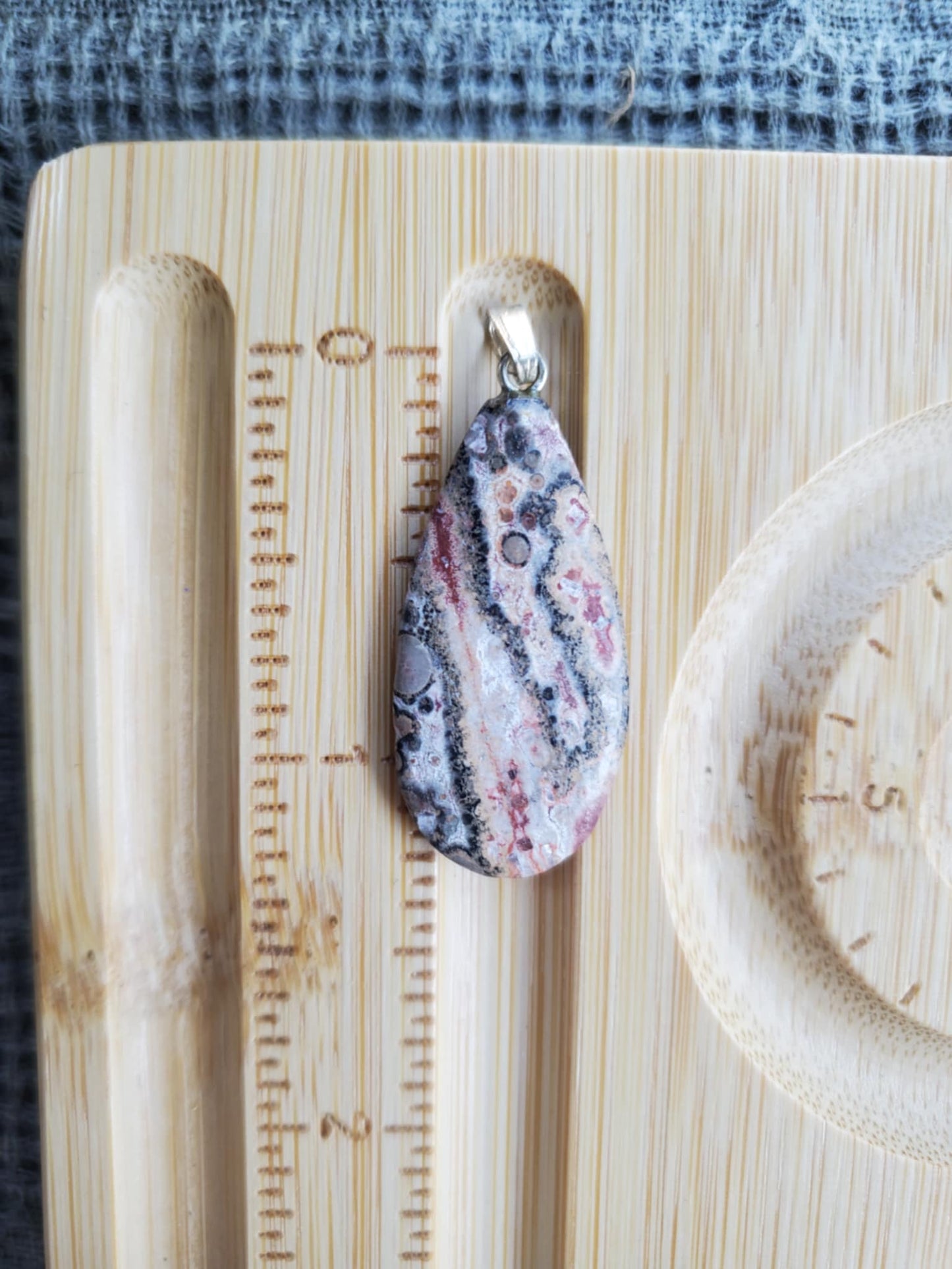 Leopard Skin Jasper - Drilled Pendant
