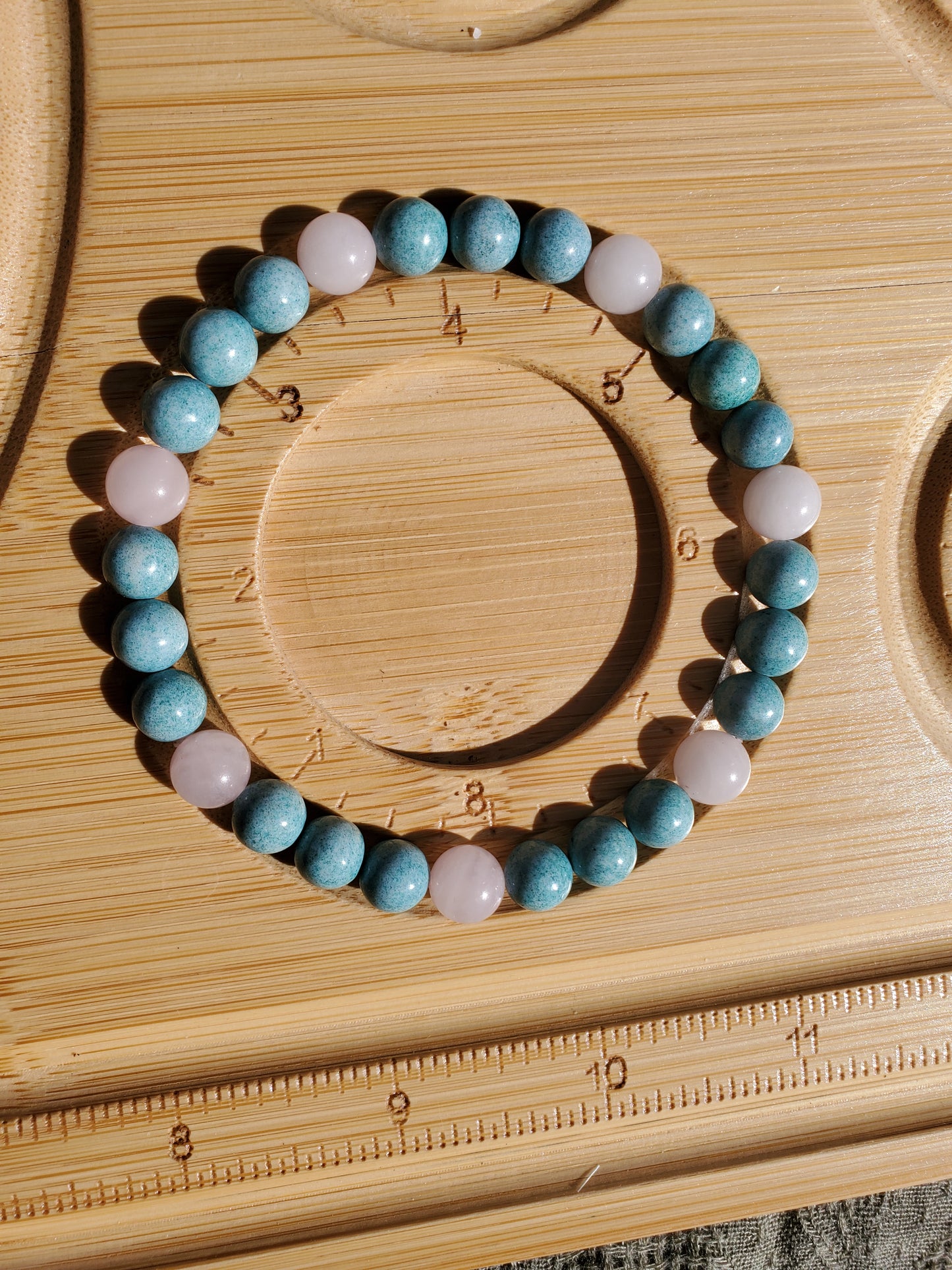 Amazonite and Rose Quartz