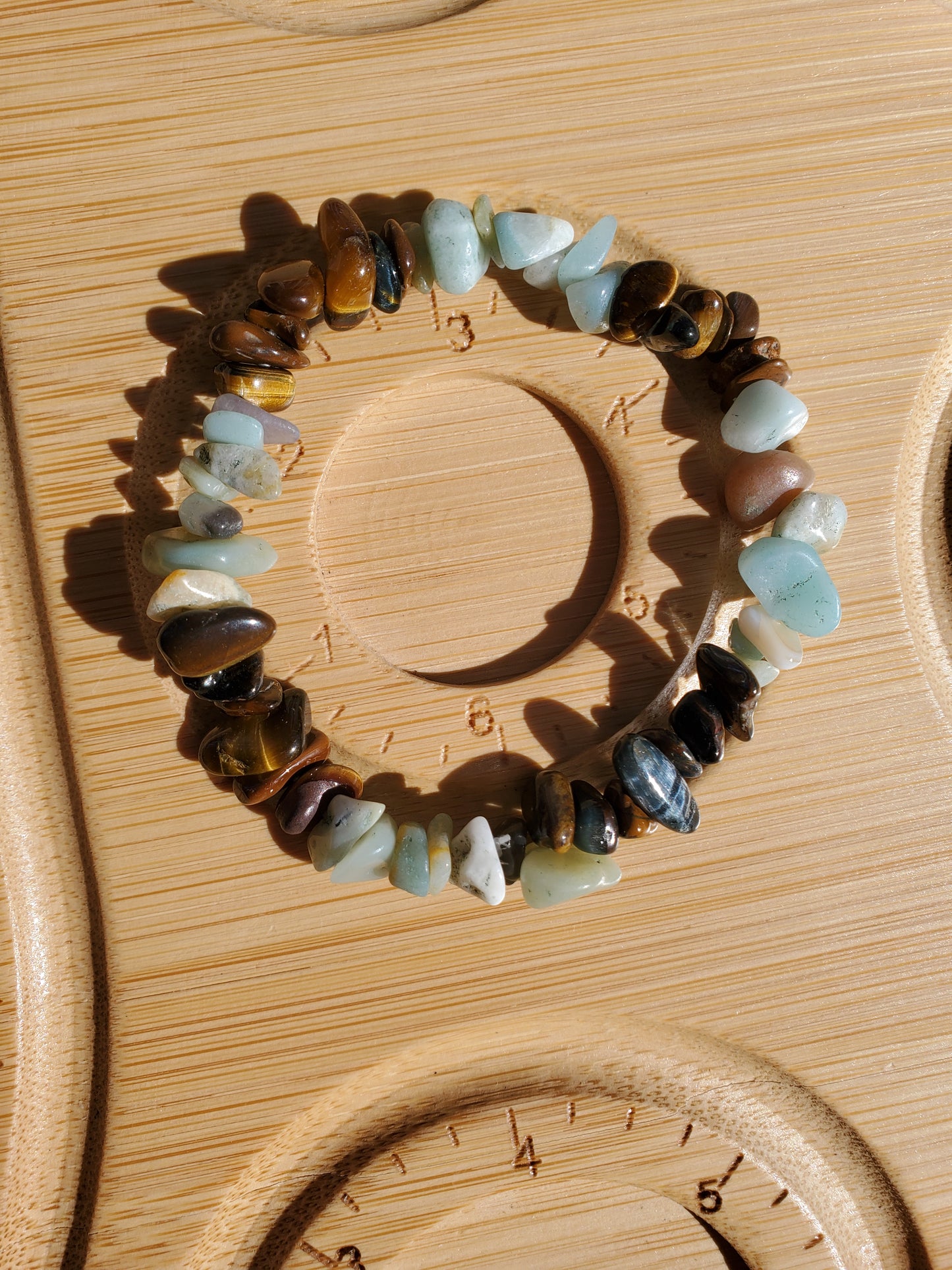 Amazonite and Tiger's Eye