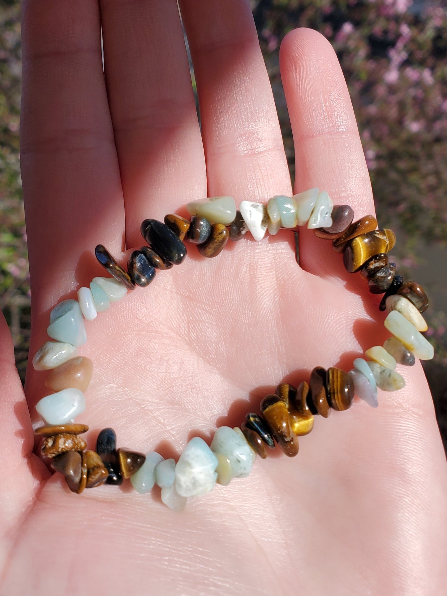 Amazonite and Tiger's Eye