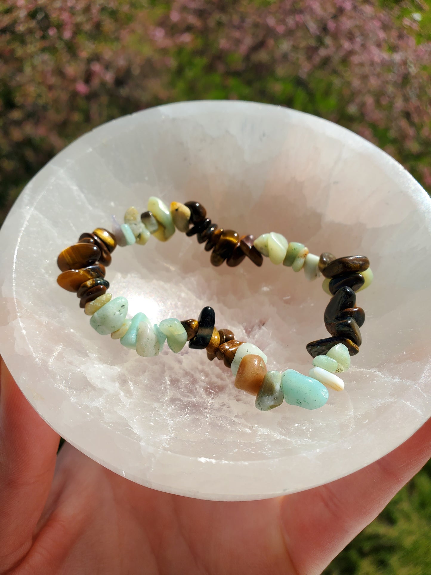 Amazonite and Tiger's Eye
