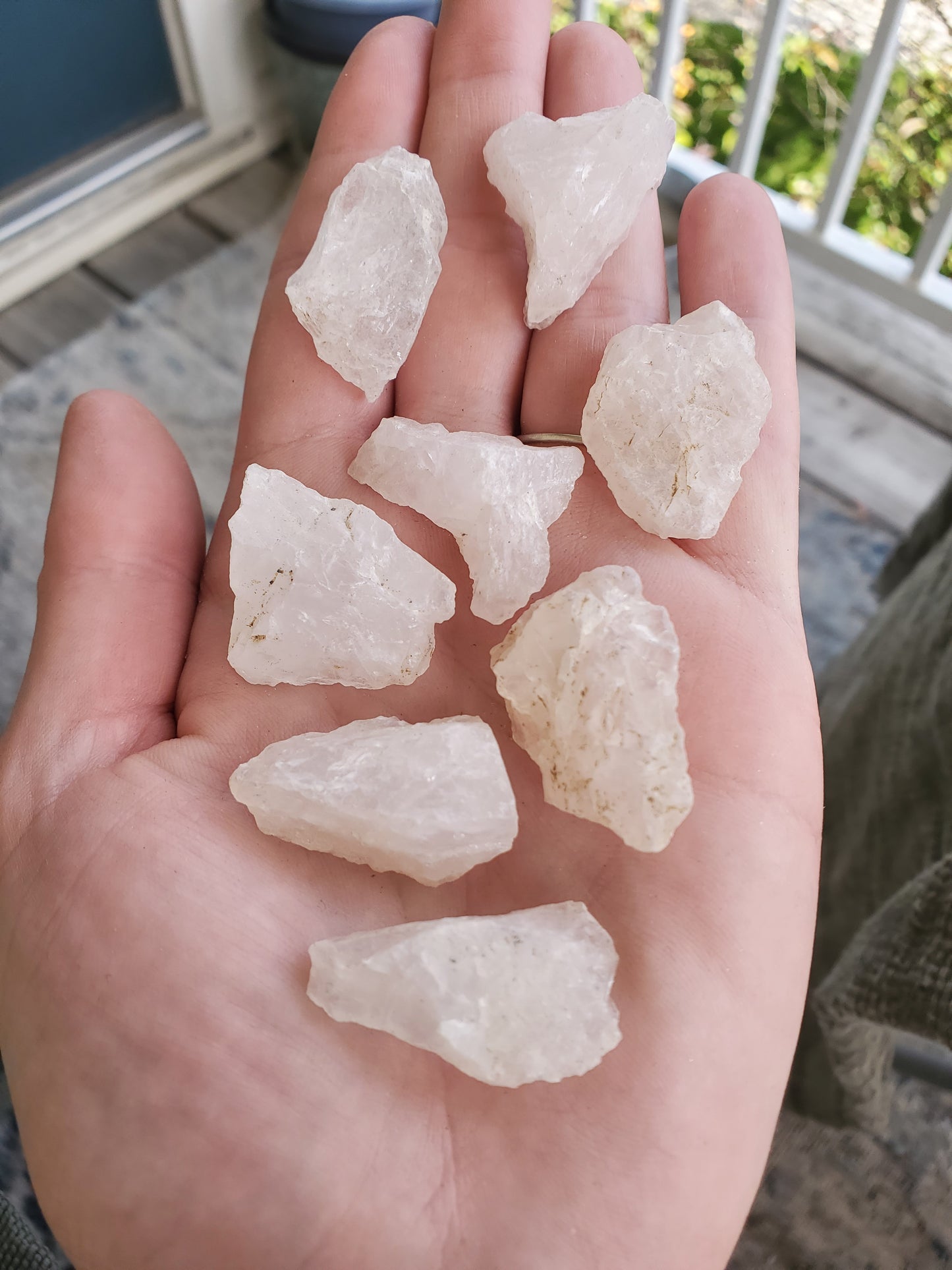 Raw Rose & Clear Quartz Bundle