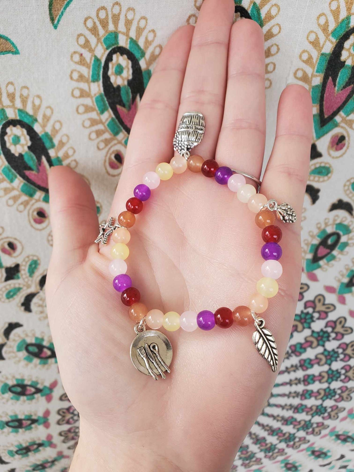 Wine & Dine Charm Bracelet