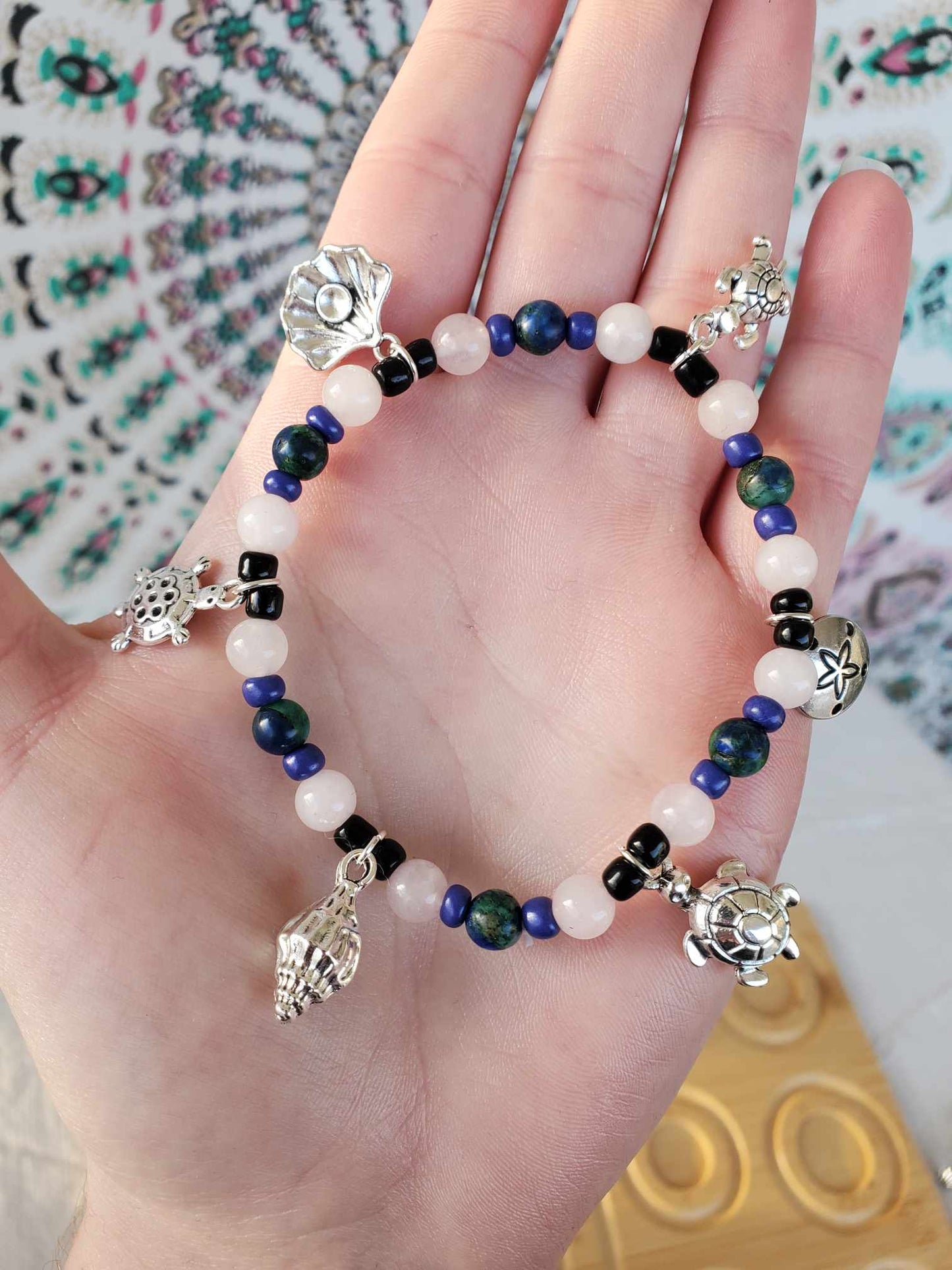 Turtles & Shells Charm Bracelet