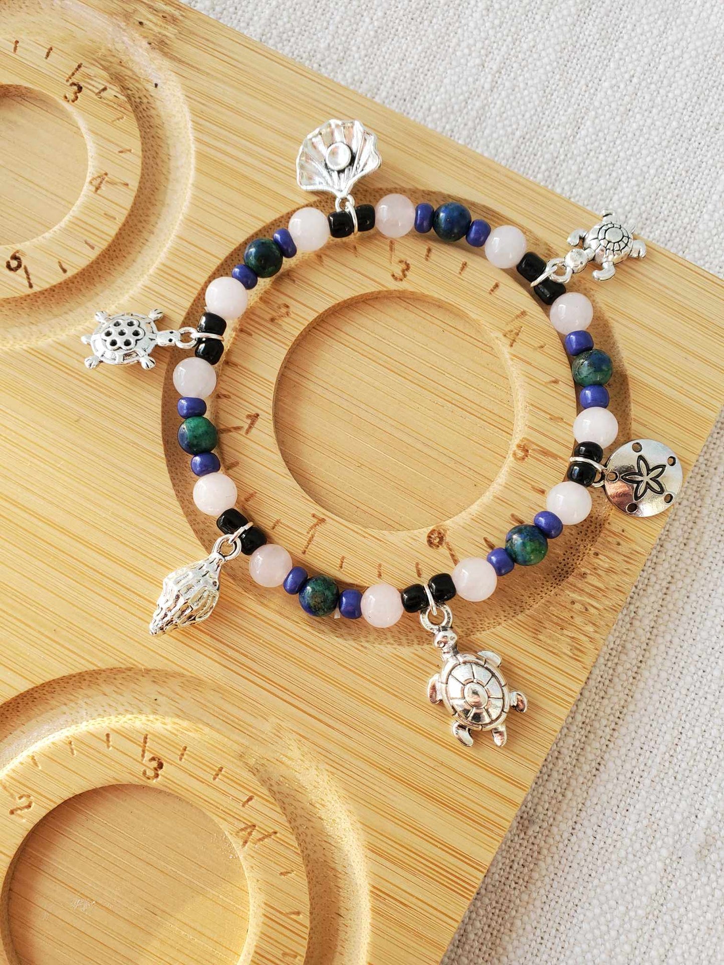 Turtles & Shells Charm Bracelet
