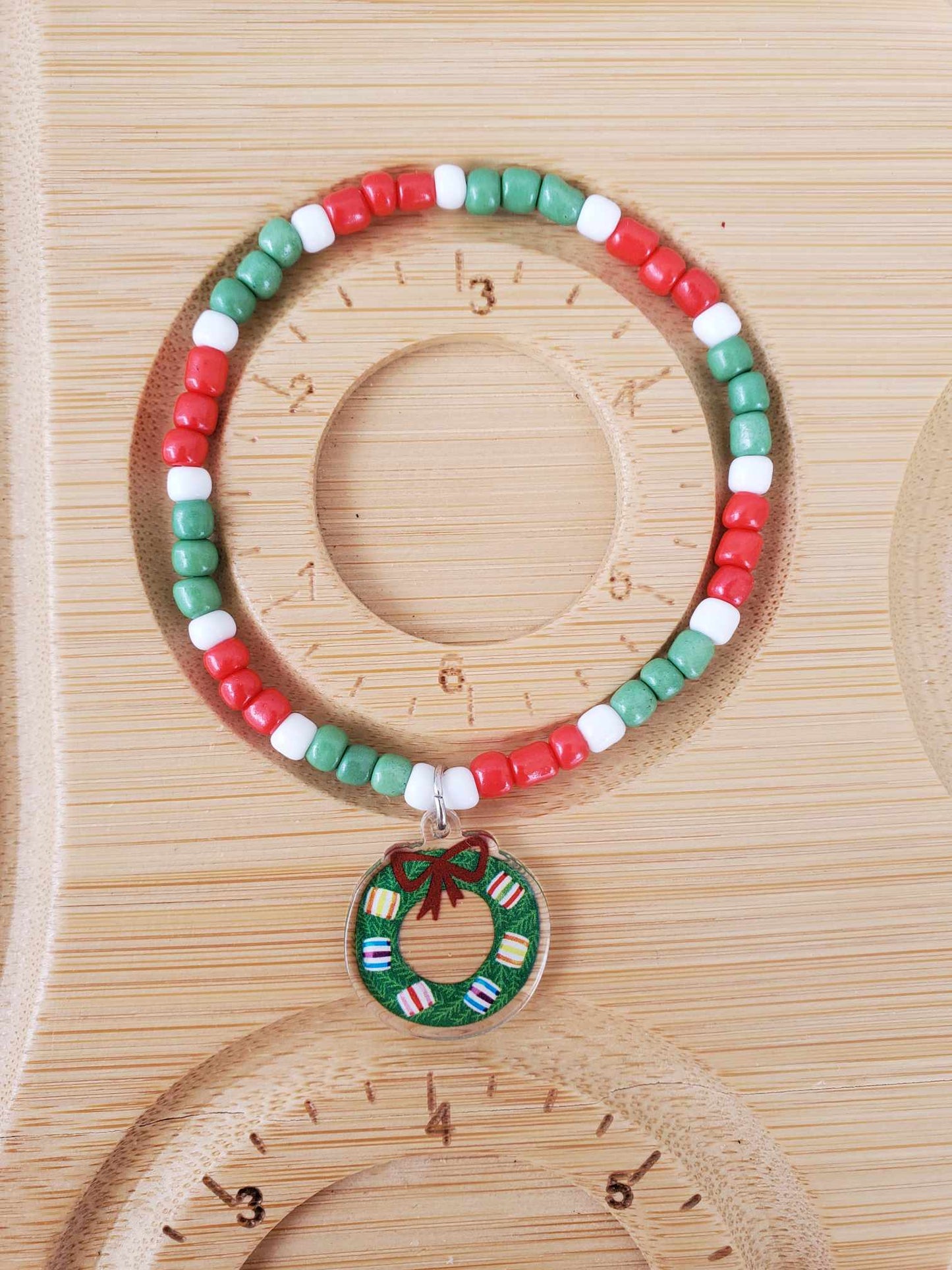 Christmas Wreath Bracelet