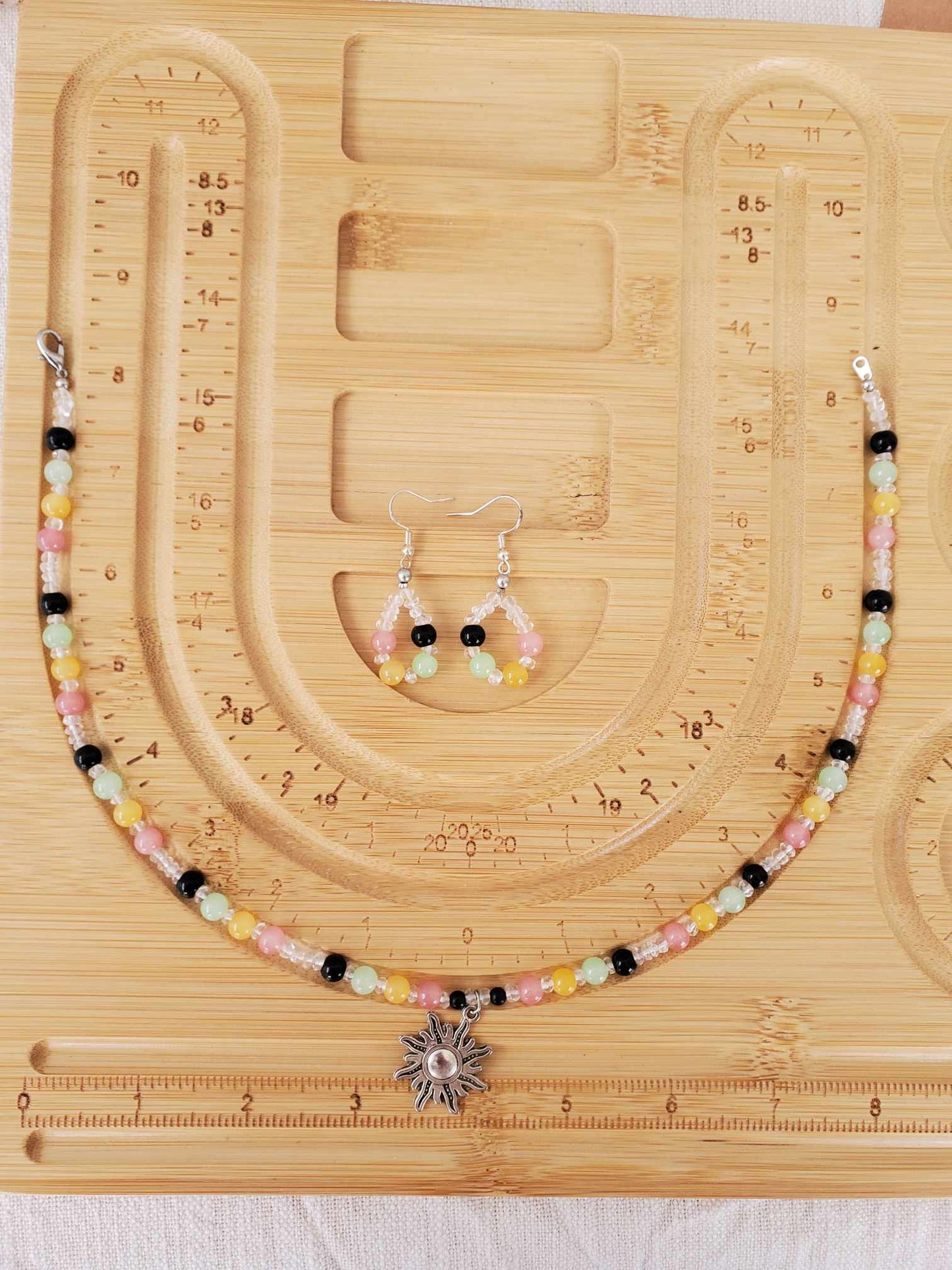 LITHA (Summer Solstice) - Earrings & Necklace Set