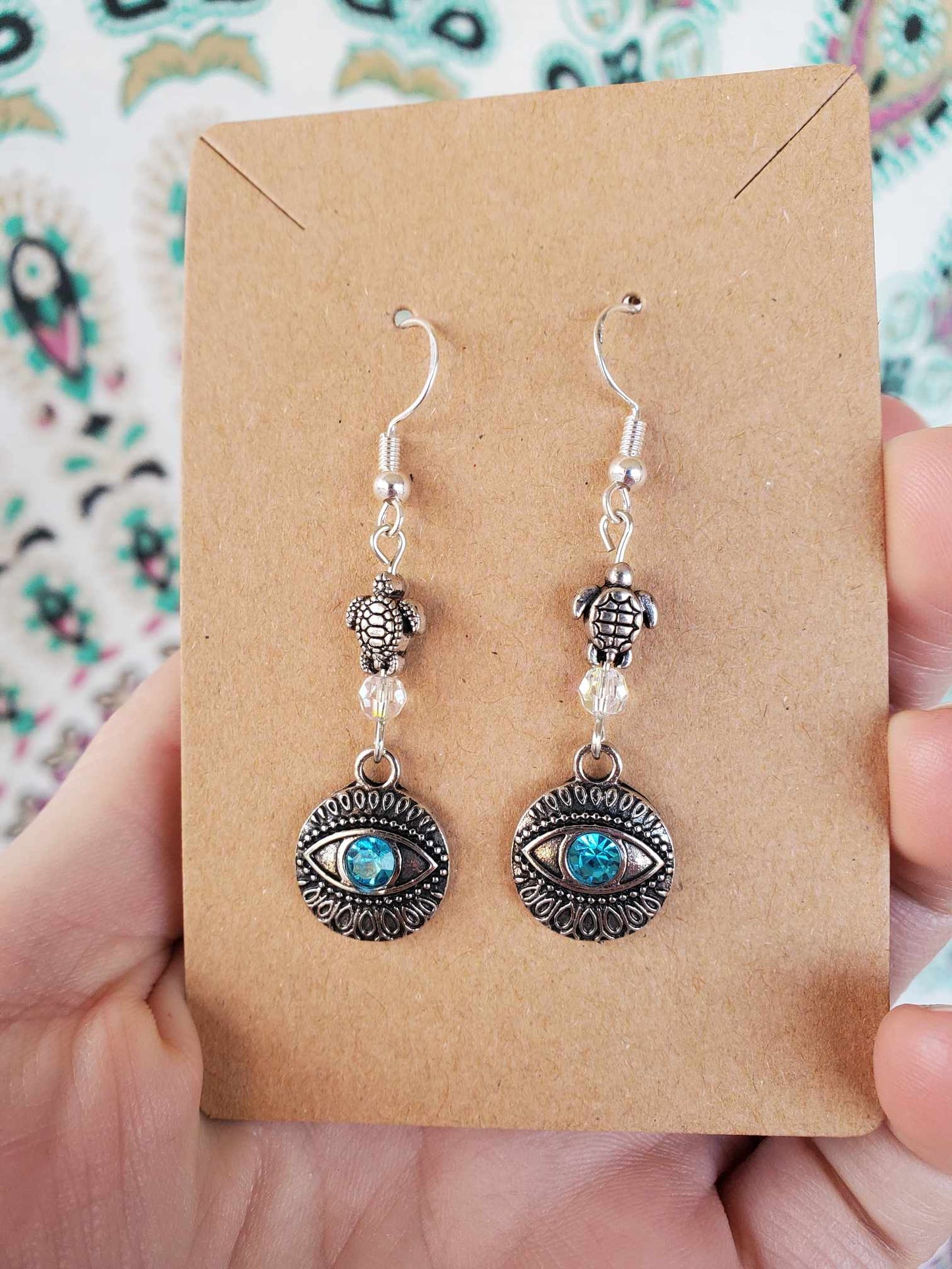 Earrings - Evil Eye x Turtles