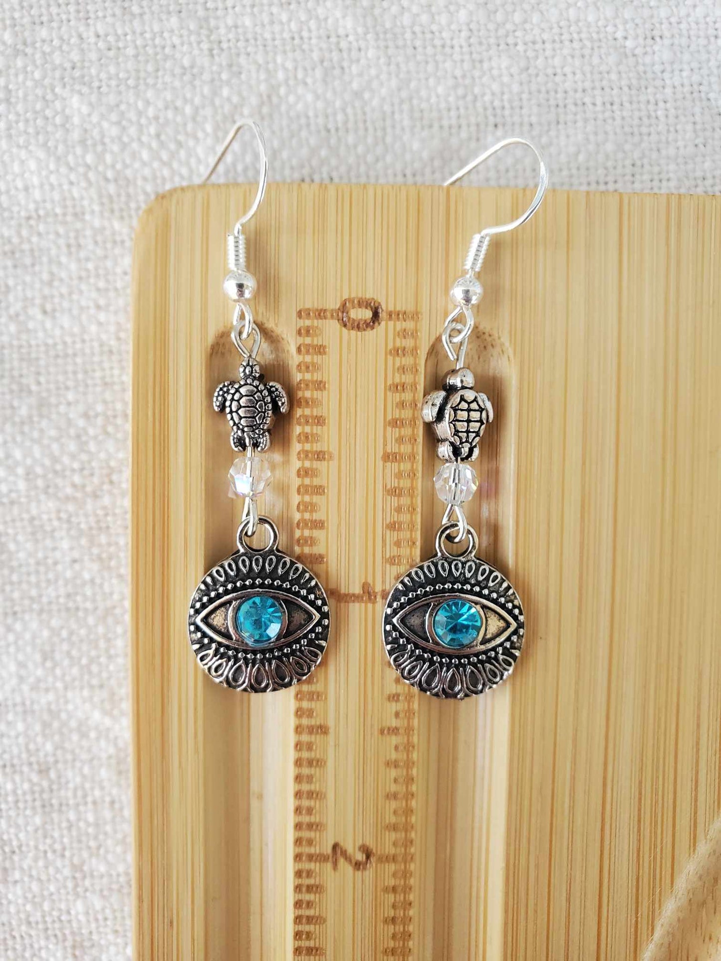 Earrings - Evil Eye x Turtles