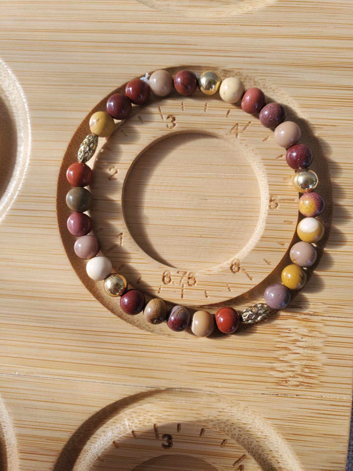 Mookaite Jasper w/ Gold Accents