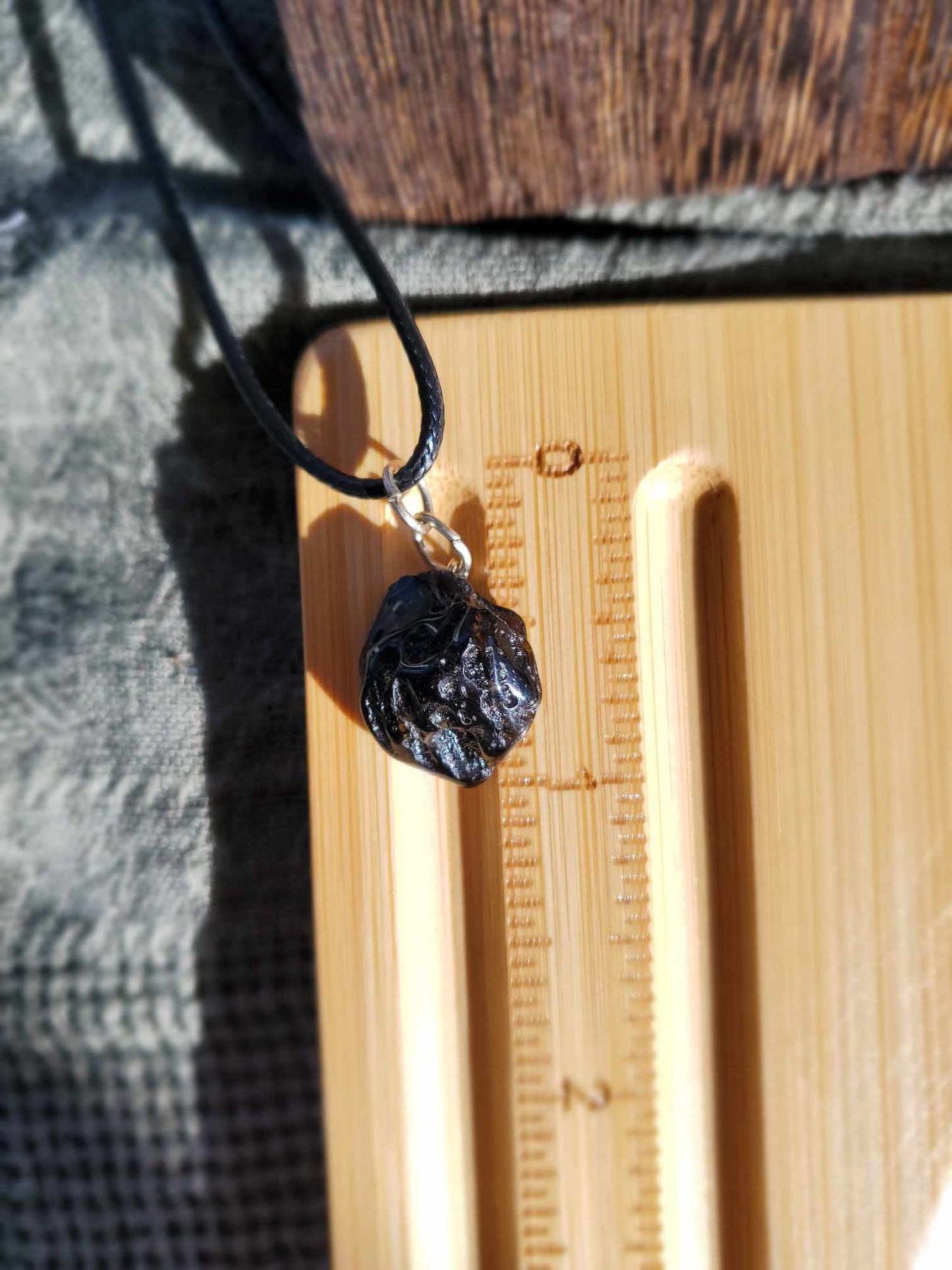 Tektite with Silver