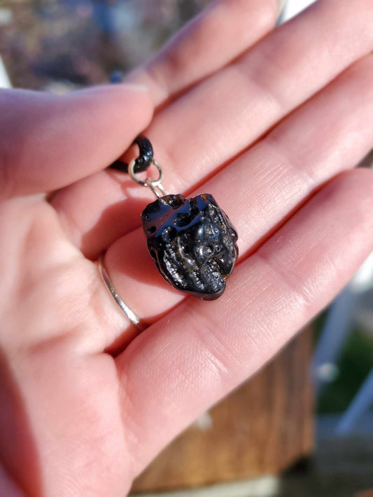 Tektite with Silver
