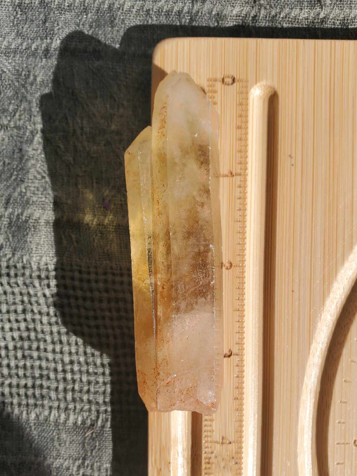 Natural Citrine Point, 3.5" - "Gift of Abundance"