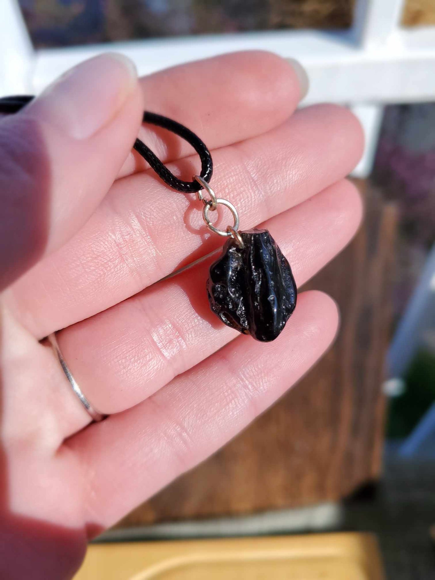 Tektite with Silver