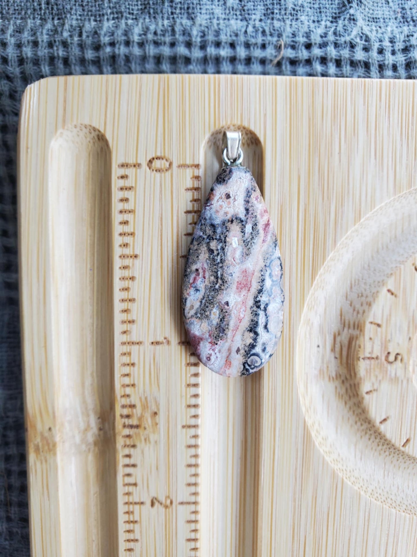 Leopard Skin Jasper - Drilled Pendant