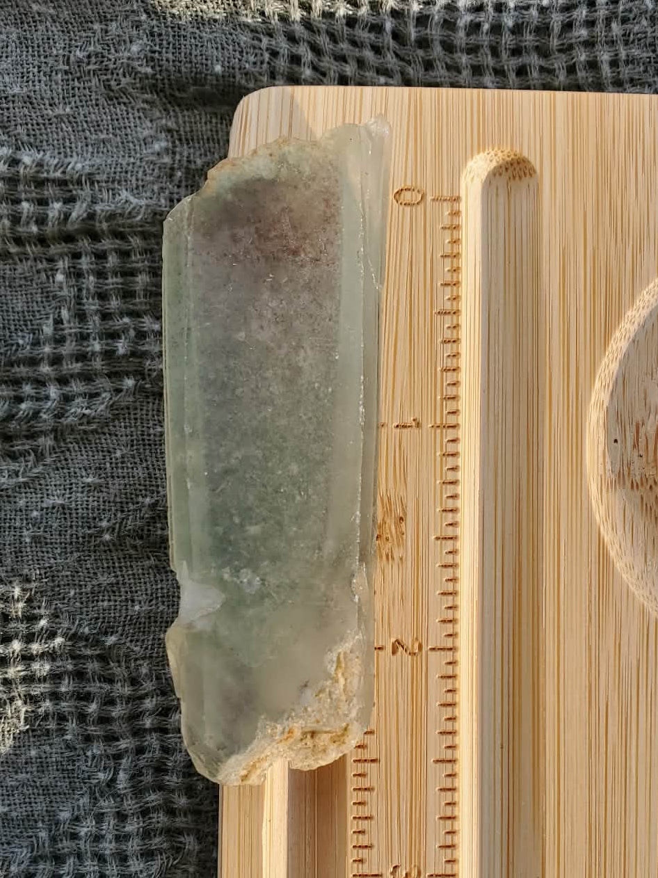 Quartz with Chlorite - Deep Green Slab