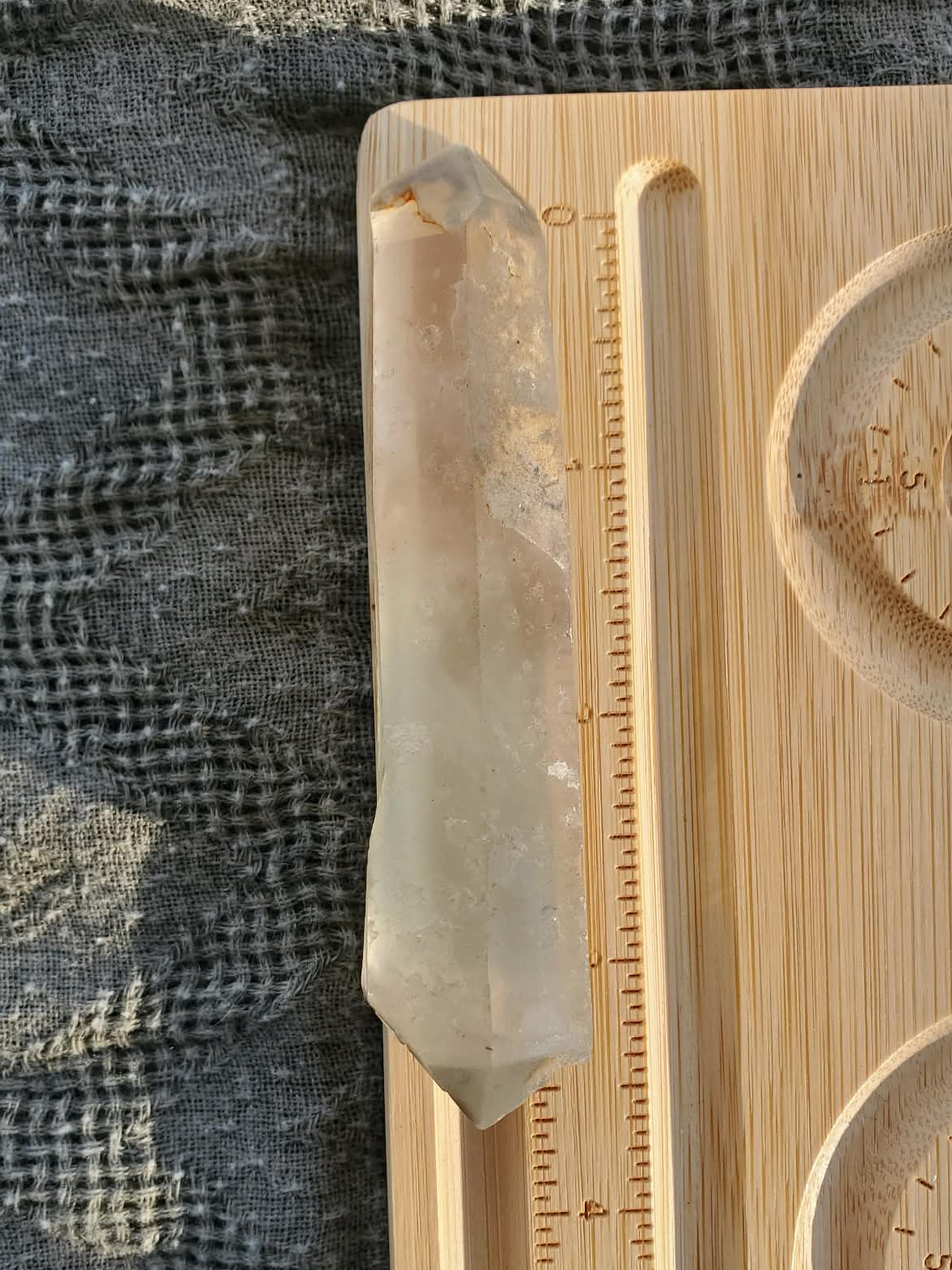 Quartz with Chlorite - Double Terminated