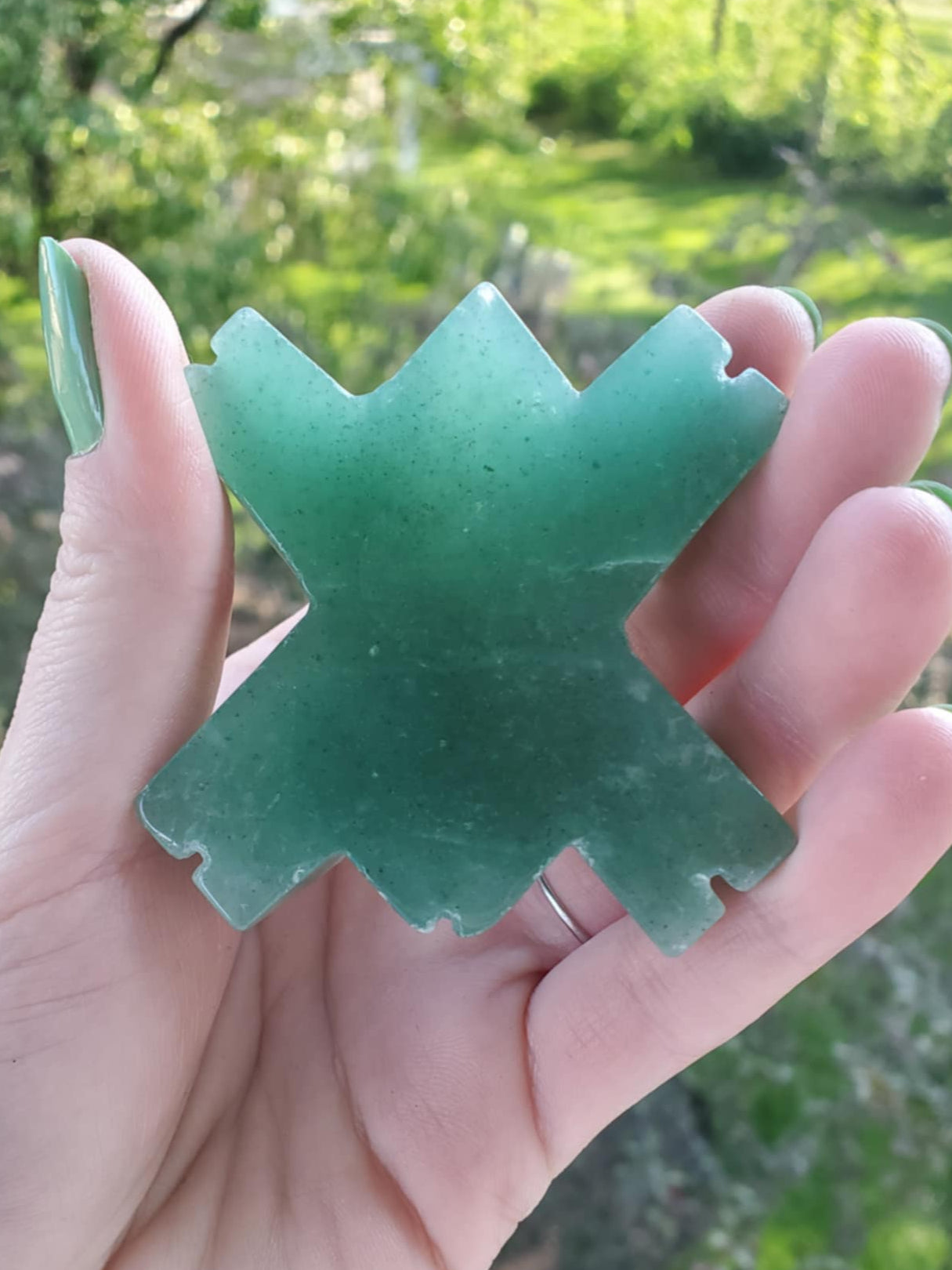 Green Aventurine Spider
