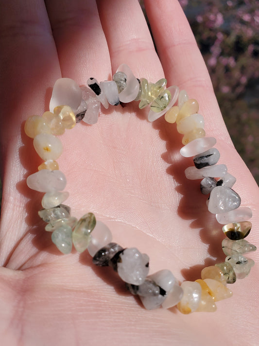 Black, Golden and Green Rutile