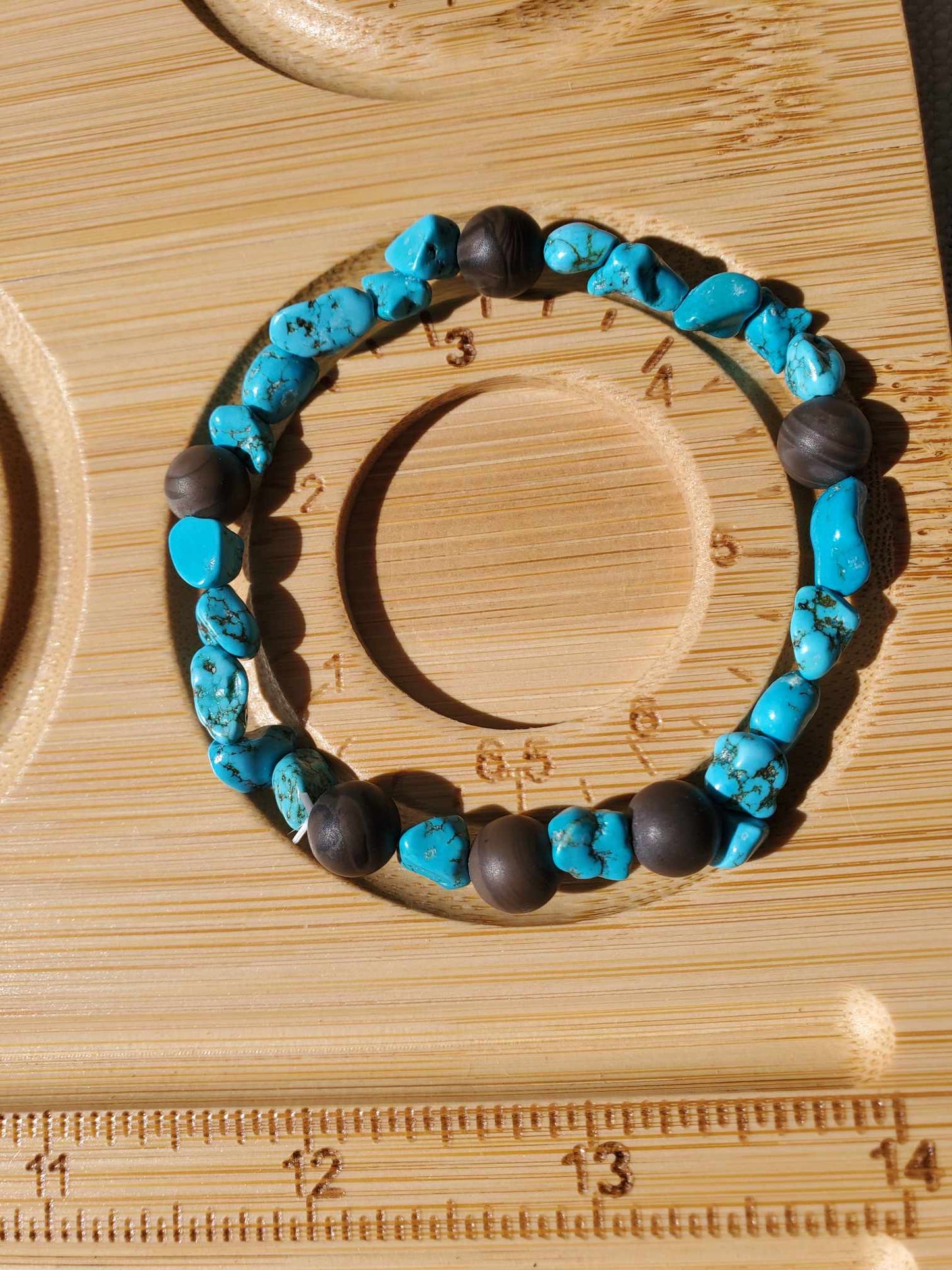 Turquoise and Wood