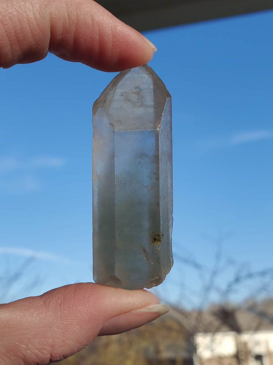 Quartz with Chlorite - Misty Moss Point